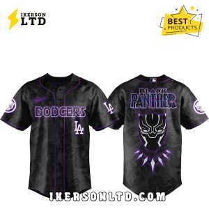 Los Angeles Dodgers x Black Panther Avengers Baseball Jersey