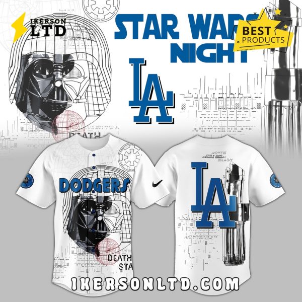 Los Angeles Dodgers x Death Wars Night Baseball Jersey