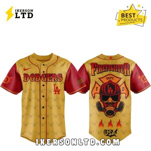 Los Angeles Dodgers x Firefighter Appreciation Baseball Jersey