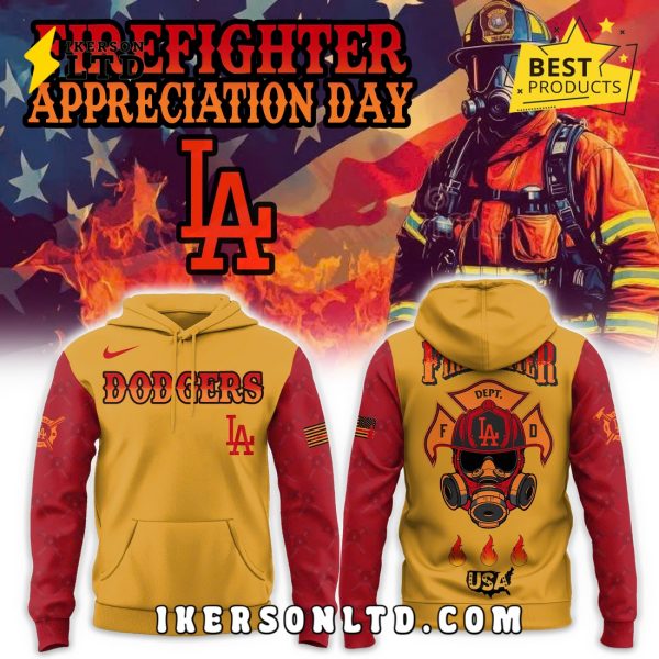 Los Angeles Dodgers x Firefighter Appreciation Hoodie, Long Pants