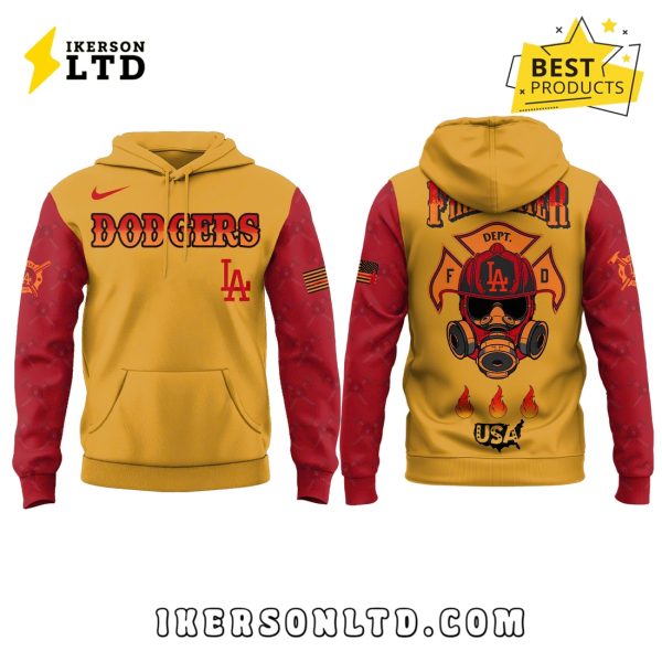 Los Angeles Dodgers x Firefighter Appreciation Hoodie, Long Pants