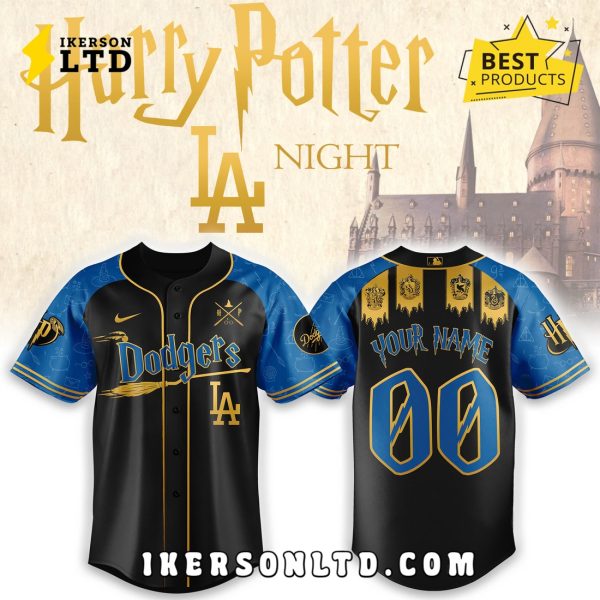 Los Angeles Dodgers x Harry Potter Night Custom Baseball Jersey