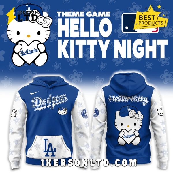 Los Angeles Dodgers x Hello Kitty Night Hoodie, Long Pants
