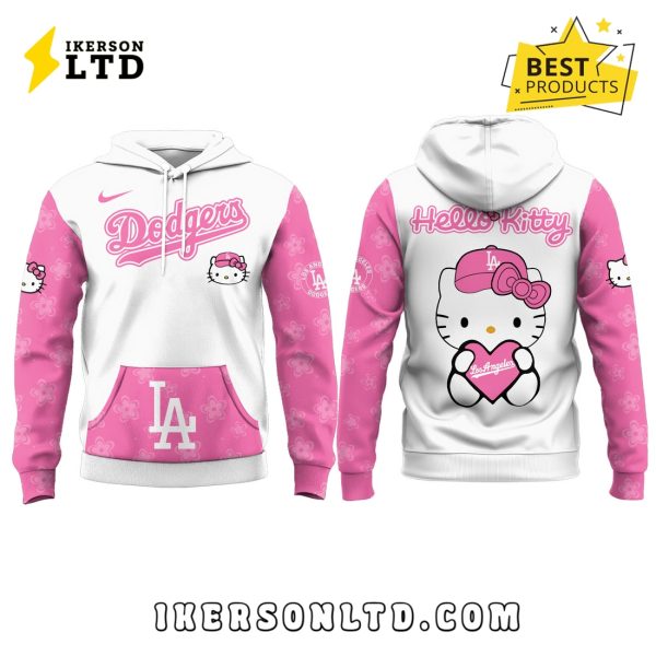 Los Angeles Dodgers x Hello Kitty Pink Hoodie, Long Pants