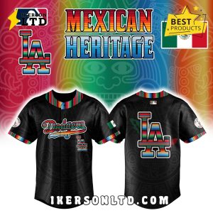 Los Angeles Dodgers x Mexican Heritage Night Baseball Jersey