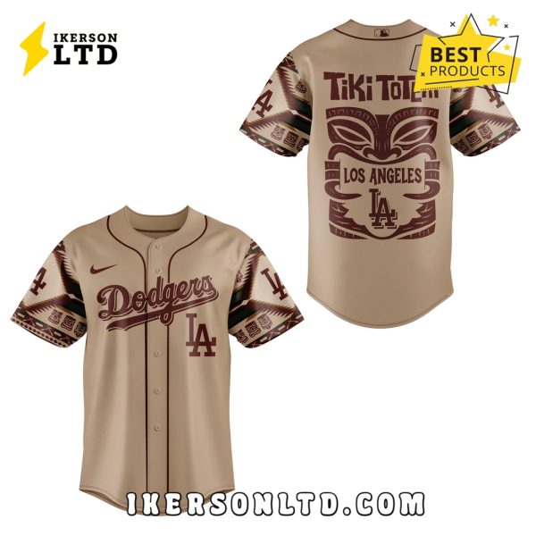 Los Angeles Dodgers x Native American Tiki Totem Baseball Jersey