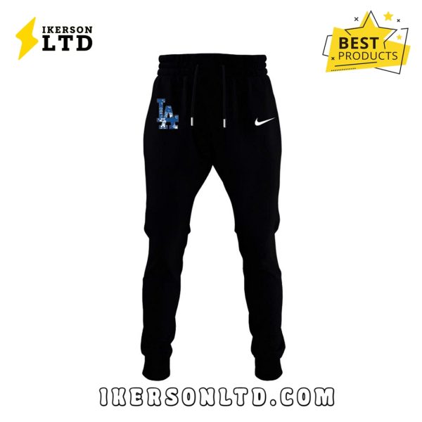 Los Angeles Dodgers x Ohtani Black Hoodie, Long Pants