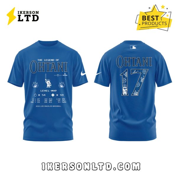 Los Angeles Dodgers x Ohtani Blue Hoodie