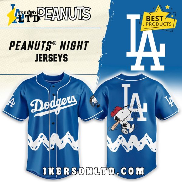 Los Angeles Dodgers x Peanut Game Baseball Jersey