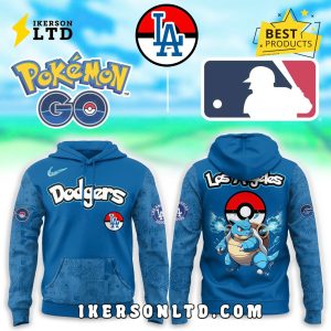 Los Angeles Dodgers x Pokemon Go Blastoise Hoodie, Long Pants