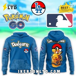 Los Angeles Dodgers x Pokemon Go Pikachu Hoodie, Long Pants