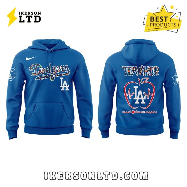 Los Angeles Dodgers x Teacher Night Navy Hoodie
