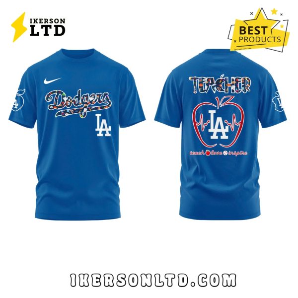 Los Angeles Dodgers x Teacher Night Navy Hoodie