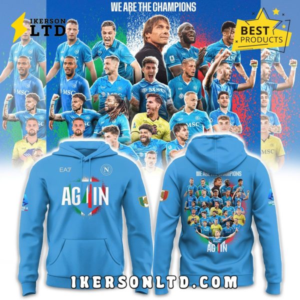 Men’s SSC Napoli Campioni d’Italia Hoodie, Long Pants