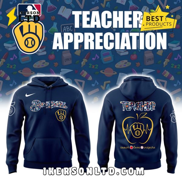 Milwaukee Brewers MLB Teacher Night Hoodie, Long Pants