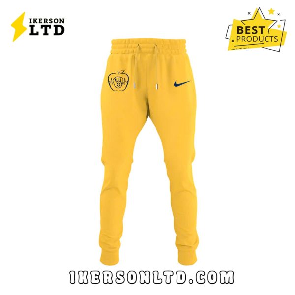 Milwaukee Brewers Teacher Night Yellow Hoodie, Long Pants