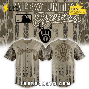 Milwaukee Brewers x Hunting Version Baseball Jersey