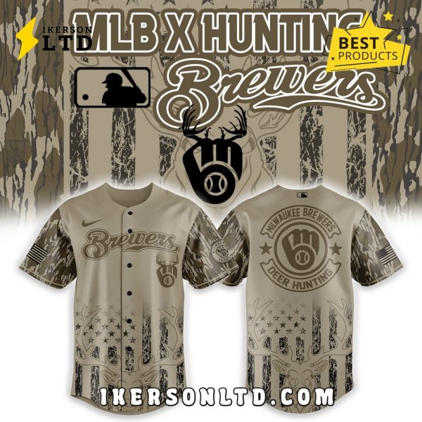 Milwaukee Brewers x Hunting Version Baseball Jersey