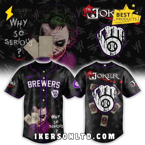 Milwaukee Brewers x The Joker Baseball Jersey