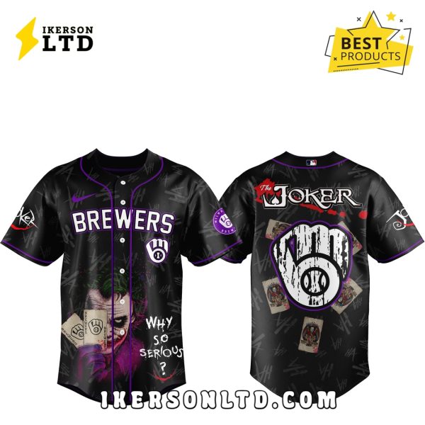 Milwaukee Brewers x The Joker Baseball Jersey