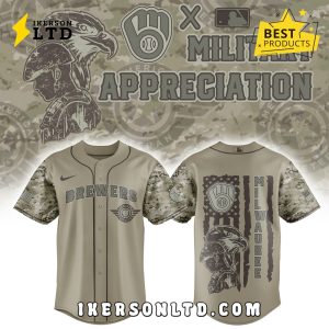 Milwaukee Brewers x Veteran U.S 2025 Baseball Jersey