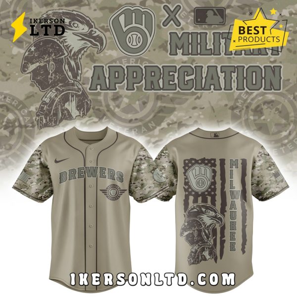 Milwaukee Brewers x Veteran U.S 2025 Baseball Jersey