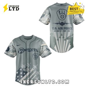 Milwaukee Brewers x Veteran U.S Air Force 2025 Baseball Jersey
