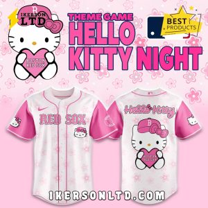 MLB Boston Red Sox x Hello Kitty Baseball Jersey