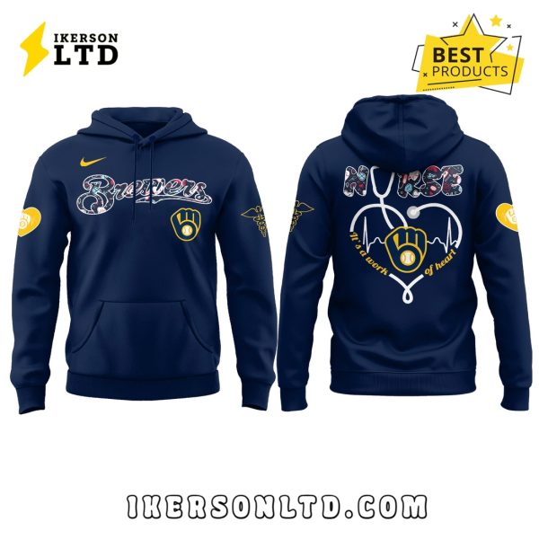 MLB Milwaukee Brewers 2025 Nurses Night Hoodie, Long Pants