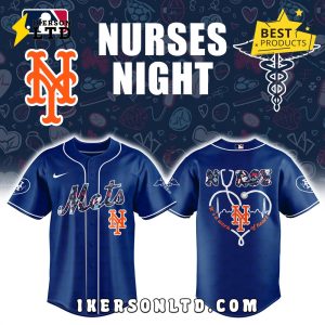 MLB New York Mets 2025 Nurses Night Baseball Jersey