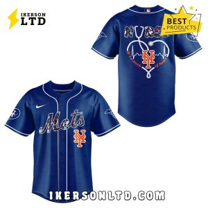 MLB New York Mets 2025 Nurses Night Baseball Jersey