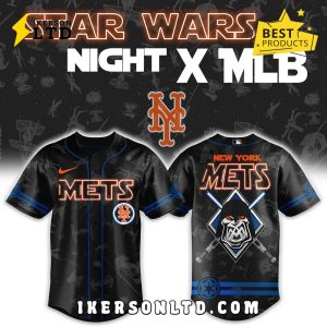 MLB New York Mets x Star Wars Night 2025 Baseball Jersey
