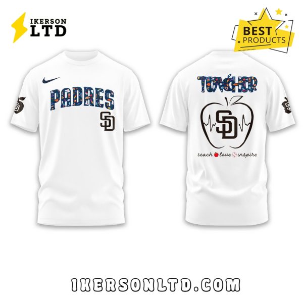 MLB San Diego Padres Teacher Night White Hoodie