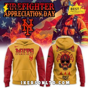 New York Mets 2025 Firefighter Appreciation Hoodie, Long Pants