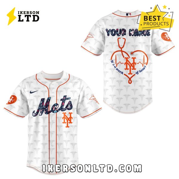 New York Mets 2025 Nurses Night Baseball Jersey