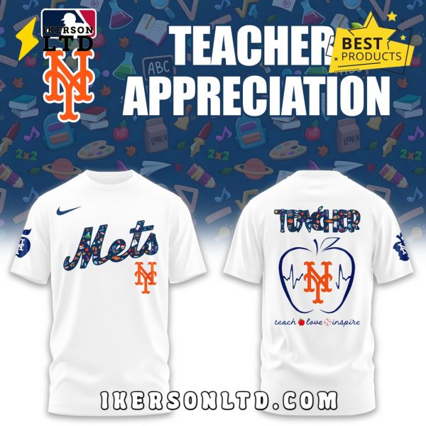New York Mets 2025 Teacher Appreciation Hoodie