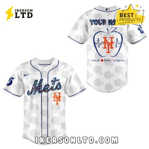 New York Mets 2025 Teacher Appreciation White Baseball Jersey
