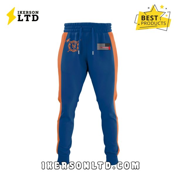 New York Mets Firefighter Appreciation Day Hoodie, Long Pants