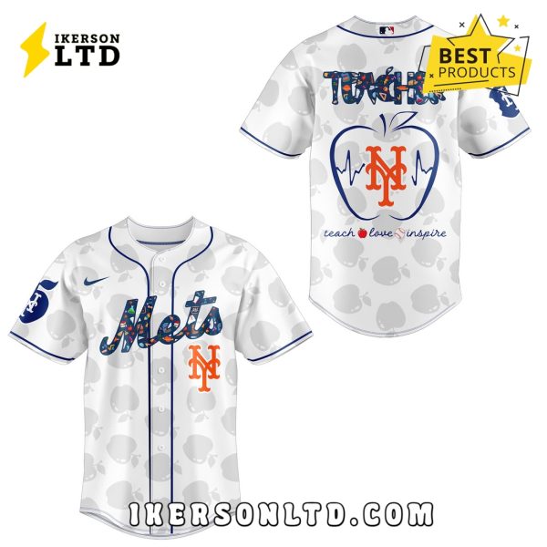 New York Mets MLB Teacher Appreciation Baseball Jersey