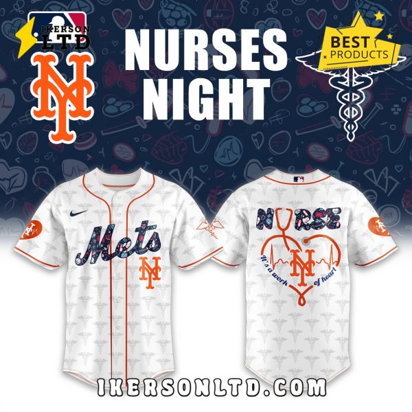 New York Mets Nurses Night Limited Edition Baseball Jersey