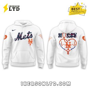 New York Mets Nurses Night White Hoodie, Long Pants