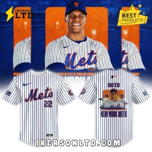 New York Mets Soto Home Replica Player Baseball Jersey