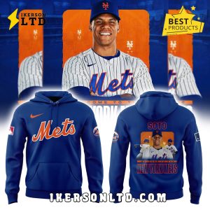 New York Mets Soto Navy Collection Hoodie, Long Pants