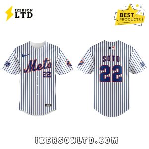 New York Mets White Home Replica Player Baseball Jersey