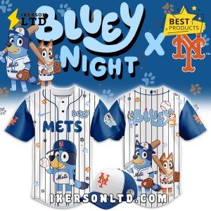 New York Mets x Bluey Night 2025 Baseball Jersey