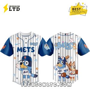 New York Mets x Bluey Night 2025 Baseball Jersey