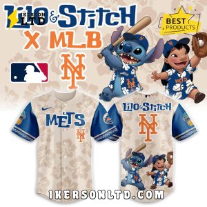 New York Mets x Lilo & Stitch 2025 Baseball Jersey