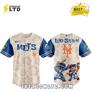 New York Mets x Lilo & Stitch 2025 Baseball Jersey