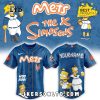 Los Angeles Dodgers x The Simpsons Heritage Navy Baseball Jersey