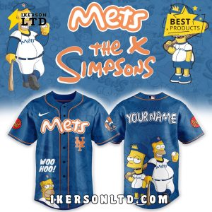 New York Mets x The Simpsons Heritage Baseball Jersey